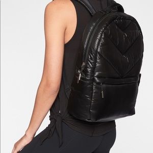 Caraa x Athleta Puffer Commuter Backpack in Black